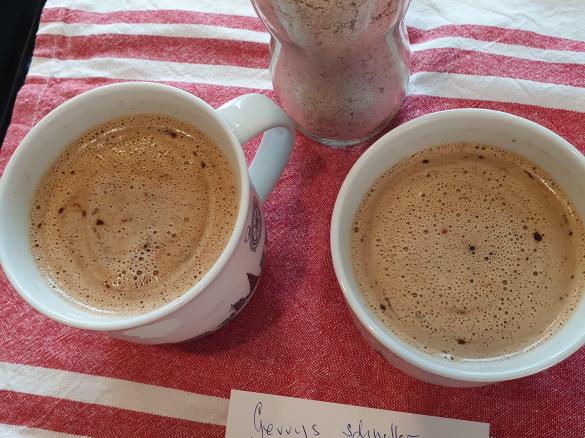 Gerrys schnelles Cappuccino-Pulver