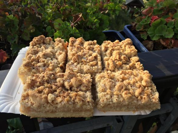 Apfelkuchen mit Streuseln, Äpfeln 🍏🍎 & Apfelkompott