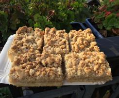 Apfelkuchen mit Streuseln, Äpfeln 🍏🍎 & Apfelkompott