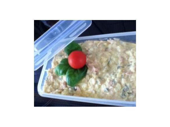 Variation von Eiersalat light