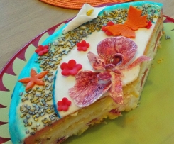 Zitronen-Quark-Sahne-Creme für Tortenfüllungen oder als Dessert