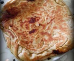 Focaccia gefüllt (4 Käse) aus der Pfanne