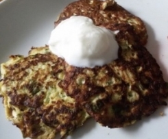 Zucchini Blinis sehr lecker