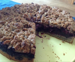 Kirschkuchen mit frischen Kirschen 