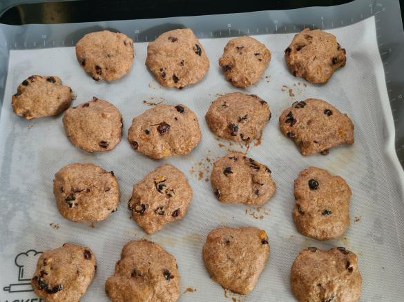 Fruchtige Dinkel-Vollkorn-Kekse