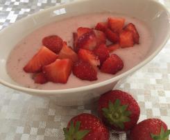 Erdbeer-Grießbrei