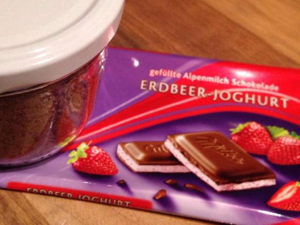 Erdbeer-Joghurt-Cappuccinopulver (ungesüßt)