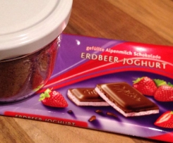 Erdbeer-Joghurt-Cappuccinopulver (ungesüßt)