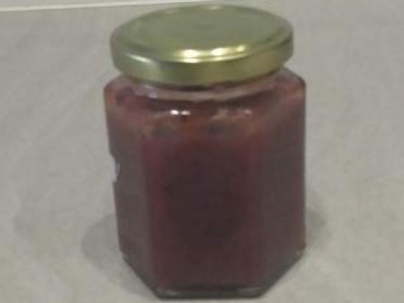 Low Carb geeignete Kirsch-Stachelbeer-Marmelade