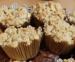 Vegane saftige Apfelmuffins mit Zimt-Streuseln