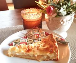 Apfel - Pudding - Quark  - Kuchen