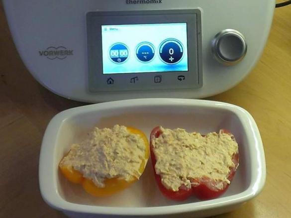 gefüllte Paprika vegetarisch