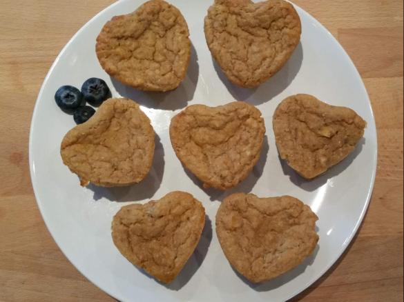 vegane Bananen-Apfel-Muffins