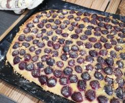 Süße Kirsch - (Obst -) Pizza