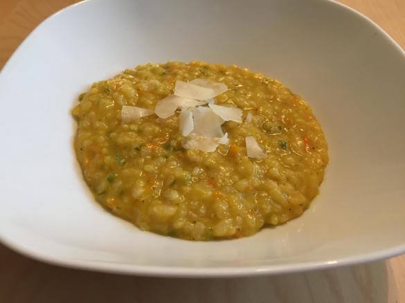 Paprika-Zucchini-Risotto