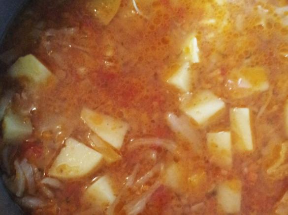 Borschtsch Vegetarisch. Борщ