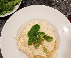 Gerrys schnelle Räucherlachs-Spaghetti