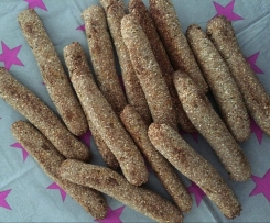 Getreide-Apfel-Bananen Knabberstangen für Babys und Kleinkinder ab dem 6. Monat