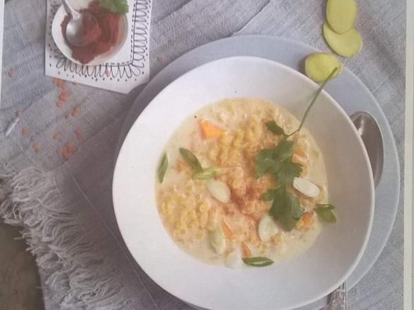 Linsen-Kokos-Curry, Vegan