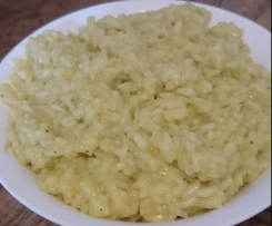 Risotto ohne Wein und Parmesan