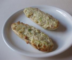 Lauch-Schinken-Baguettes