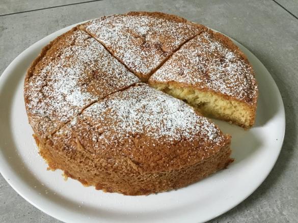 Versunkener Traubenkuchen