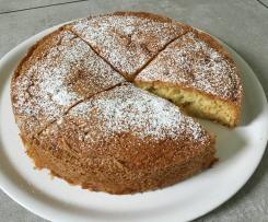 Versunkener Traubenkuchen