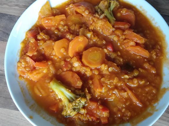 Rote Linsen Eintopf