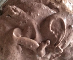 Schokoladen-Cranberries-Ingwer Mousse