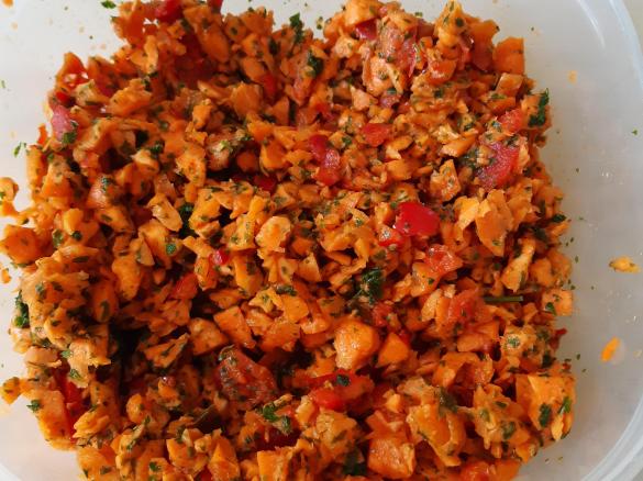 Karotten-Paprika Salat