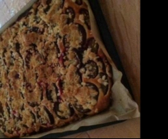 Zwetschgenkuchen mit Quark-Öl-Teig und Streuseln