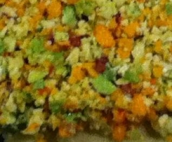 Variation von Kürbisquiche vom Blech