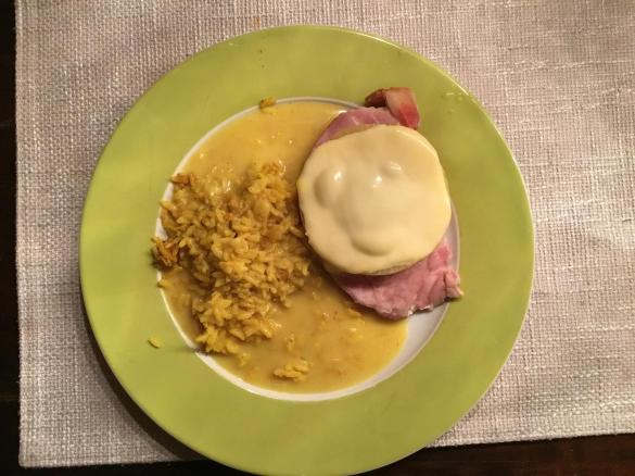 Hawaii - Kasseler mit Reis