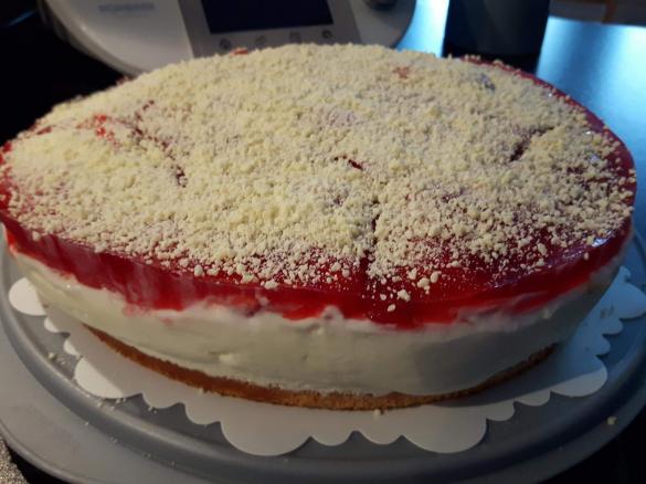 Erdbeer-Quark-Torte