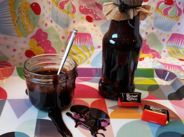Kaffee-Schoko-Sirup mit PocketCoffee Pralinen ♡