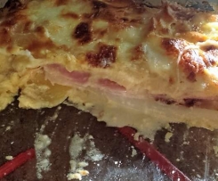 Spargel-Schinken-Lasagne