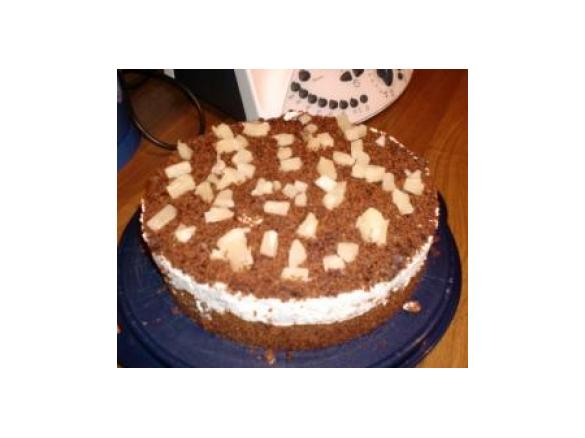 Nuss-Wölkchen mit Ananas & Schoki