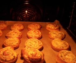 schnelle Tunfisch - Schnecken mit Dip