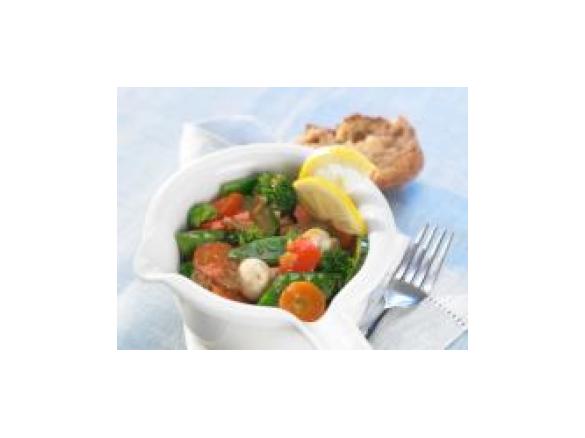 Gemüsepfanne mit Zitrone und Honig