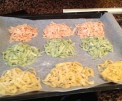 Tagliatelle in 3 Farben