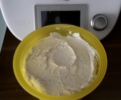 Ziebeleskäs oder weißer Käse