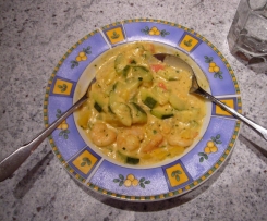 Garnelen mit Gemüse/Low carb