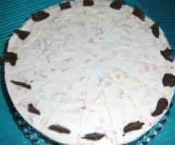 Joghurttorte mit Apfelchips