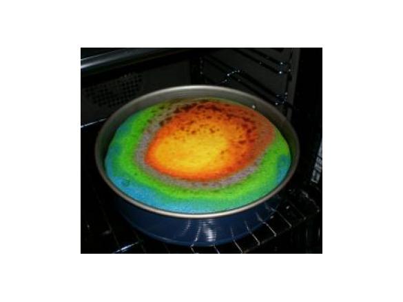 Regenbogen-Cheesecake- Käsekuchen (Rezept des Tages 9.Februar 2013)