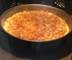 Apfelkuchen mit Baisée (Eischnee)