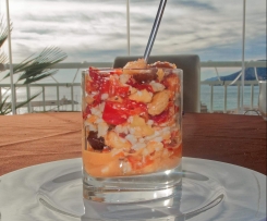 Blumenkohl-Paprikasalat mit Mandeln