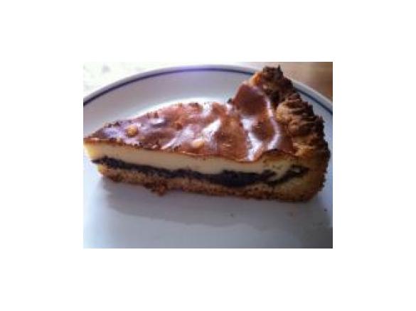 Käsekuchen mit Mohn