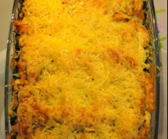 Wildlachs - Lasagne mit Blattspinat