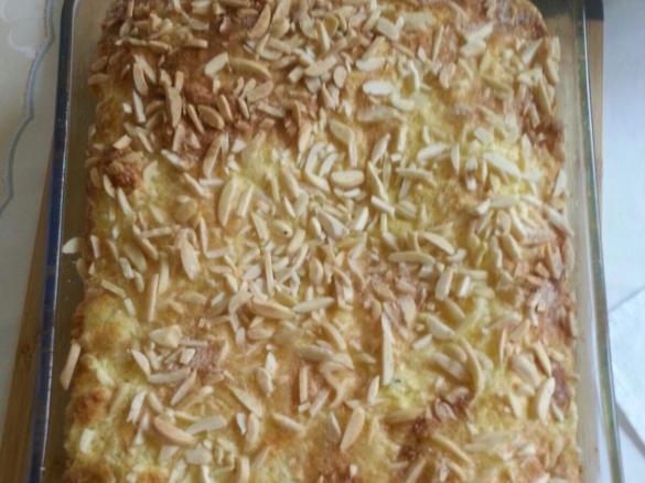 Milchreisauflauf mit Apfelmus