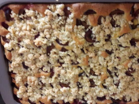 Pflaumenkuchen (Rührteig) mit Streuseln